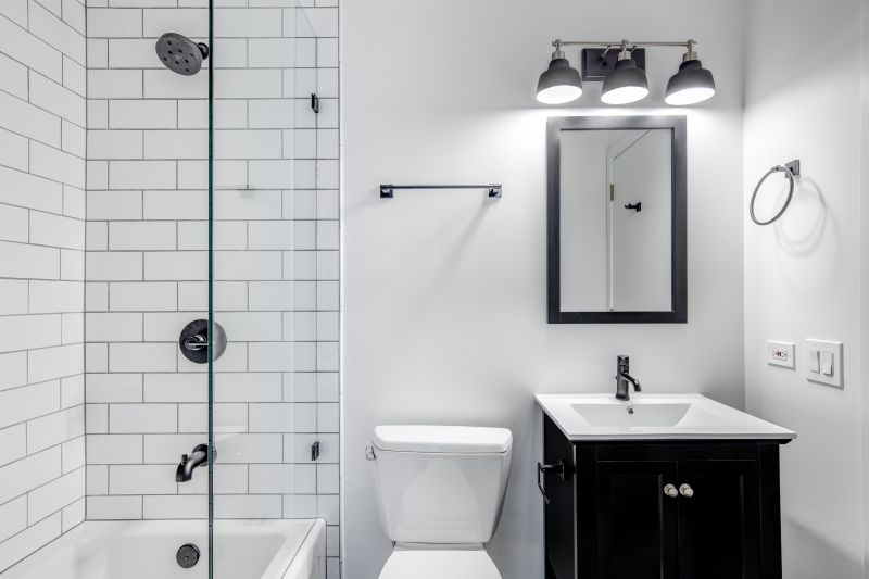 Modern Fixtures in Matte Black Finish